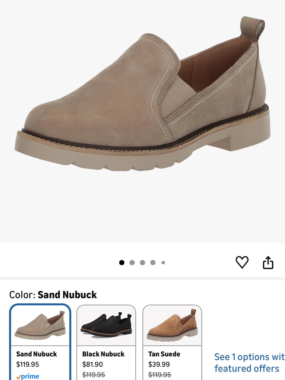 Blondo phoebe Beige Slip-On Ballet Flat